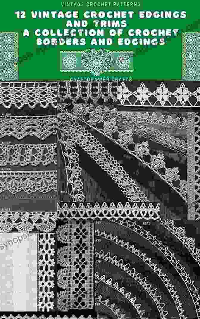 12 Vintage Crochet Edgings And Trims Book Cover 12 Vintage Crochet Edgings And Trims A Collection Of Crochet BFree Downloads And Edgings