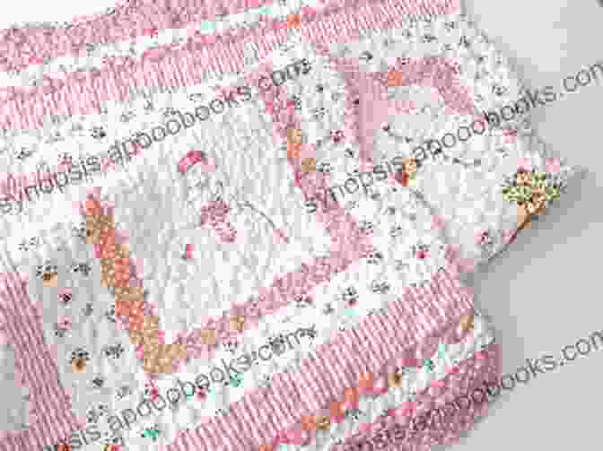 A Baby Quilt Made With Pink And White Fabrics Quick Easy Baby Quilts: Trendy Or Traditional