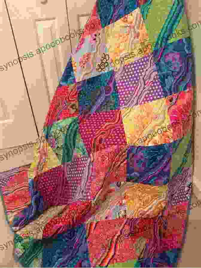 A Beautiful Rag Quilt With Vibrant Fabrics And Intricate Stitching. RAG QUILTING FOR BEGINNERS: Ultimate Step By Step Guide On How To Rag Quilt