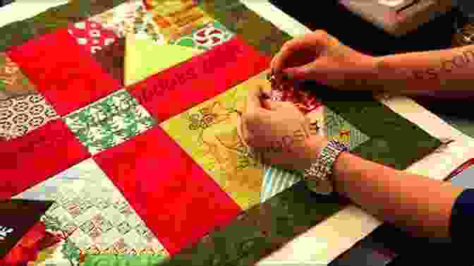 A Close Up Of A Quilt Maker Carefully Stitching Together Pieces Of Fabric, Demonstrating The Intricate Artistry Involved In Quilt Making. Home Hearth: Quilts And More To Cozy Up Your Decor