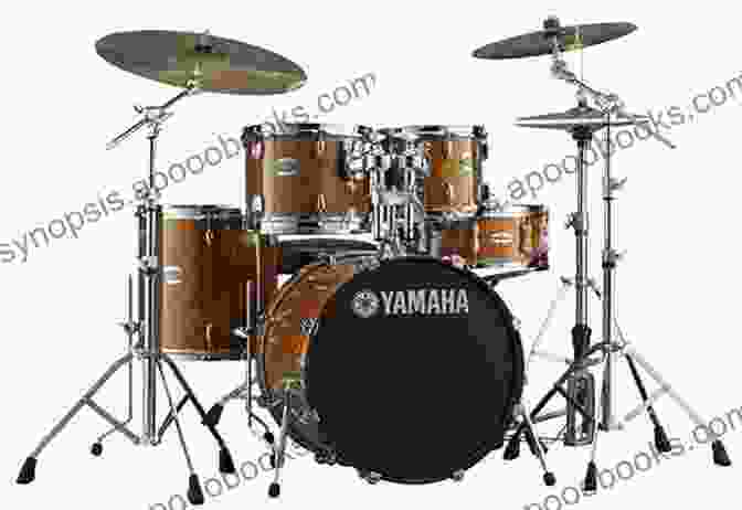 A Drummer Rocking Out On A Drum Set Teach To Play Drums Book: Step Guide Into The World Of Drumming