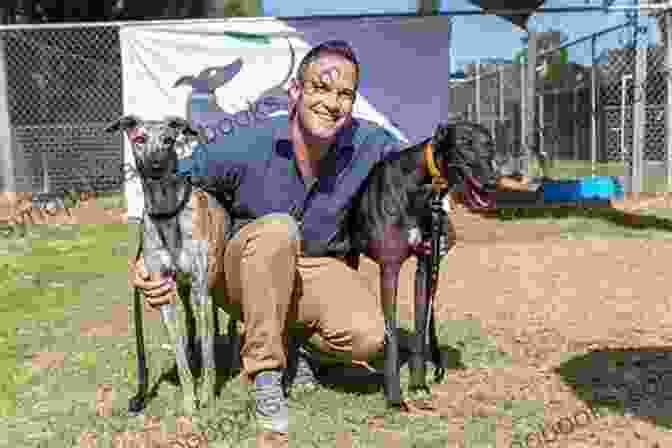 A Family Meeting A Greyhound At An Adoption Event. Adopting The Racing Greyhound Cynthia A Branigan