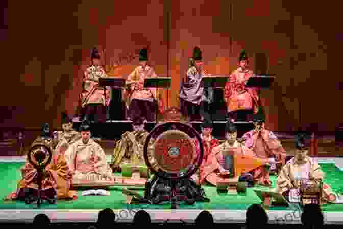 A Group Of Japanese Musicians Performing Traditional Ritual Music Routledge Handbook Of Asian Music: Cultural Intersections