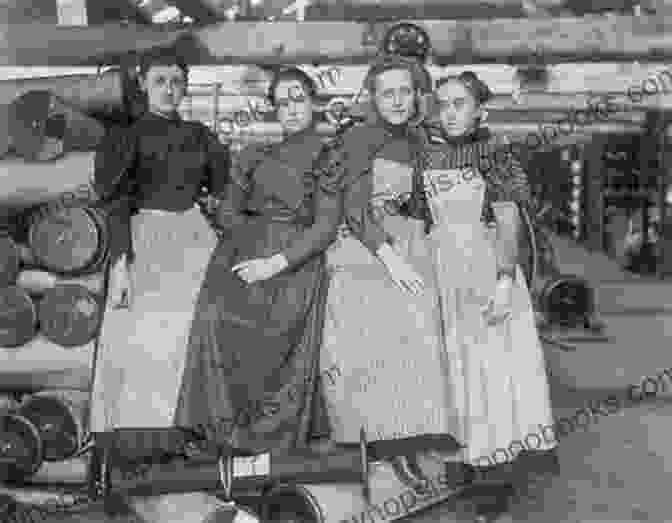 A Group Of Victorian Mill Workers, Young And Old, Hard At Work In A Dimly Lit Factory. You Wouldn T Want To Work In A Victorian Mill (You Wouldn T Want To Be)