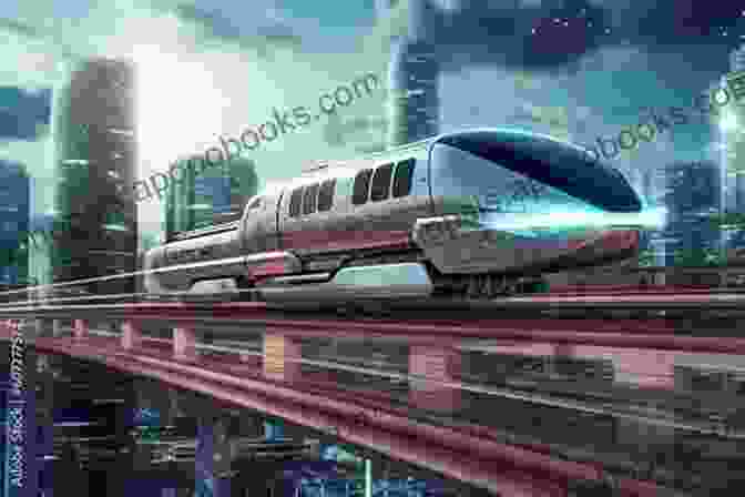 A Maglev Train Hovering Effortlessly Above A Futuristic Cityscape The Departure Track: Railways Of Tomorrow