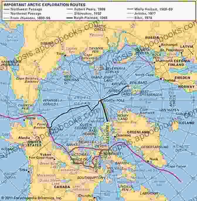 A Map Of The Arctic Expedition Of 1805 1806 The American Revolution: Through The Eyes Of Captain William Scott And Major Samuel Scott