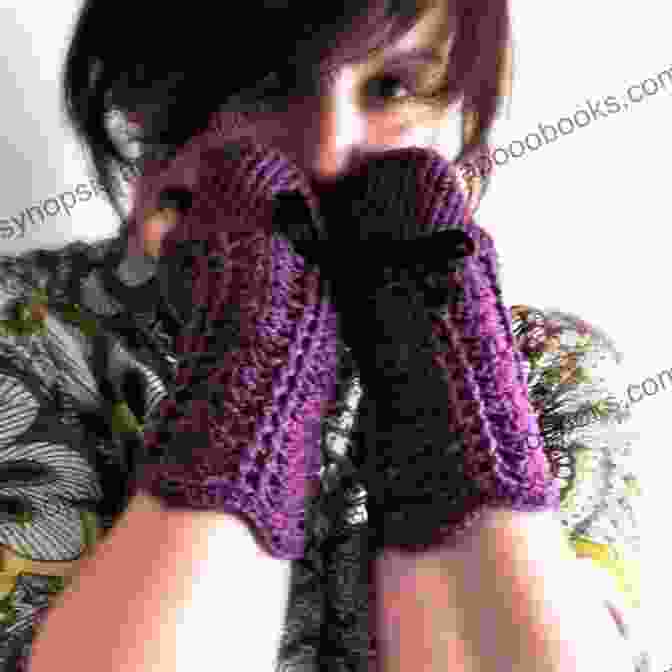 A Pair Of Beautiful Two Tone Crocheted Gloves. Women S Two Tone Crocheted Gloves Gloves To Crochet Pattern Crochet Patterns Download Crochet Patterns Gloves