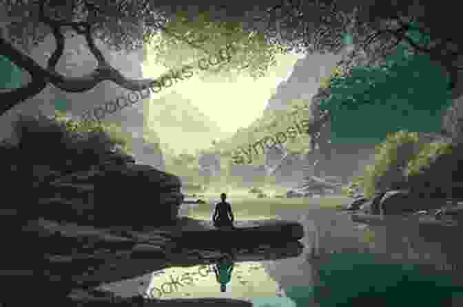 A Person Sitting By A Lake, Surrounded By Trees, Symbolizing The Solace And Inspiration Found In The Natural World Complete Works Of Ralph Waldo Emerson Poems Essays Letters Illustrated: Self Reliance The Over Soul Circles The Poet Experience Nature And Others