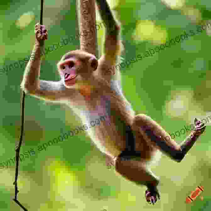 A Playful Monkey Swinging Through The Trees Alphabet To Animals Mark Phillips