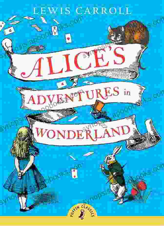 Alice's Adventures In Wonderland Illustrated Edition Book Cover Featuring A Vibrant And Whimsical Illustration Of Alice Falling Down The Rabbit Hole Alice S Adventures In Wonderland : Illustrated Edition