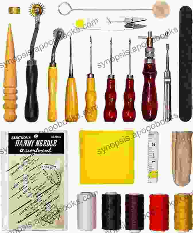 Assortment Of Leathercrafting Tools, Including Knives, Awls, And Stamps LEATHER WORK GUIDE: Interesting Leather Work Tips For Beginners