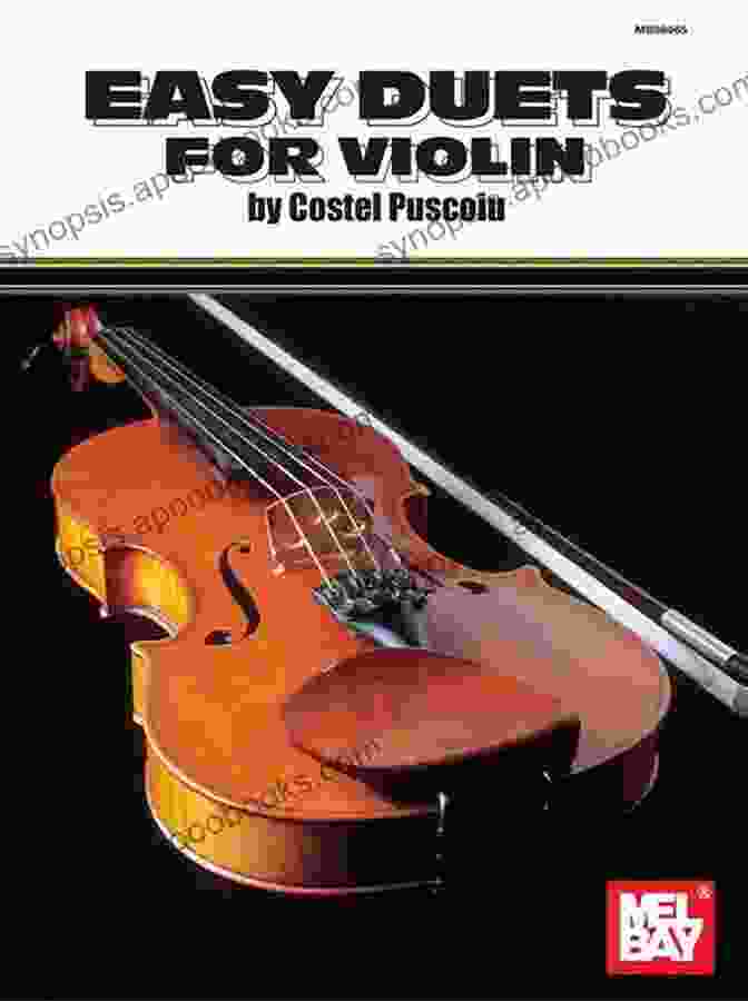 Book Cover Of Easy Duets For Violin Costel Puscoiu