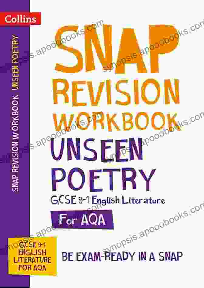 Collins GCSE Grade Snap Revision Book AQA Unseen Poetry Anthology Revision Guide: For The 2024 Autumn 2024 Summer Exams (Collins GCSE Grade 9 1 SNAP Revision)