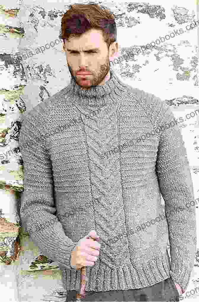 Cozy Knitted Sweater Pattern In A Classic Cable Design Forever And Always Craftdrawer Craft Patterns