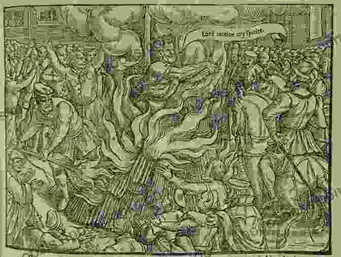 Depiction Of John Rogers Being Burned At The Stake Faith And Fortitude: Life And Times Of John Rogers Martyr