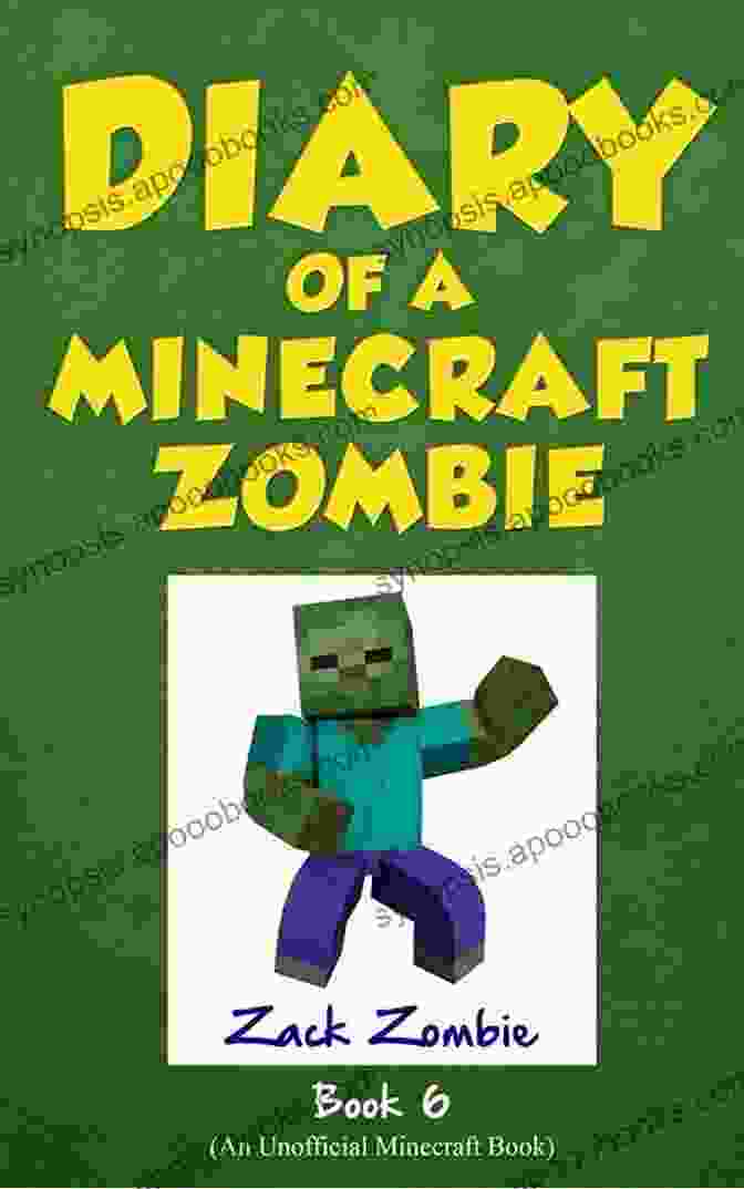 Diary Of The Zombie Savior Book Cover Featuring Aiden, The Protagonist, Standing Amidst A Zombie Horde In A Minecraft World Diary Of The Zombie Savior An Unofficial Minecraft (Crafty Tales 75)