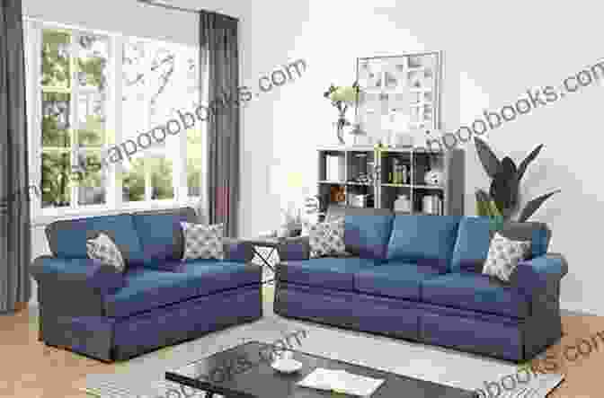 Full View Of A Vintage Crochet Sofa Set In A Cozy Living Room Crochet A Vintage Sofa Set Pattern Crochet Motif Pattern For Sofa Head And Arm Rests