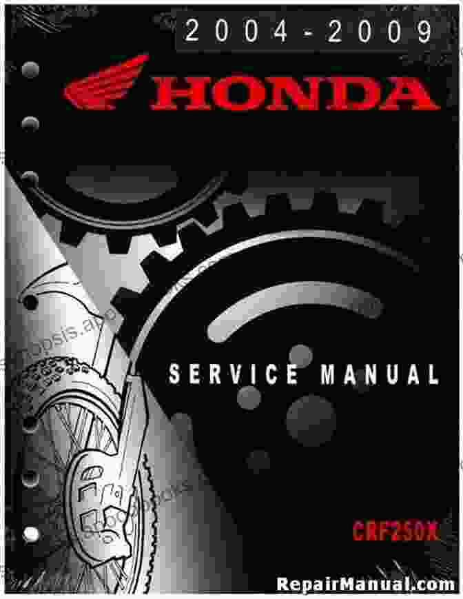 Honda CRF250X Service Manual Cover 2004 2024 Honda CRF250X Service Manual