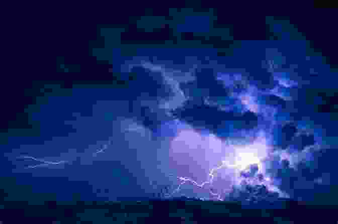 Lightning Striking The Sky, Symbolizing The Spark Of Poetic Inspiration Fishing For Lightning: The Spark Of Poetry