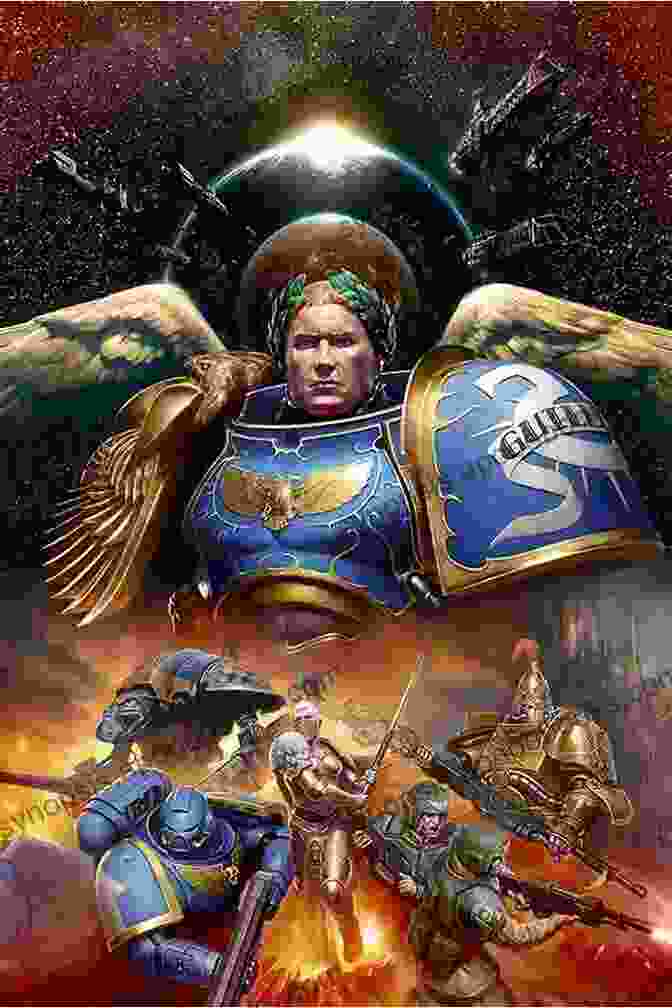 Lord Of Ultramar, Roboute Guilliman, Standing In The Midst Of Battle, His Power Sword Drawn. Roboute Guilliman: Lord Of Ultramar (The Horus Heresy Primarchs 1)