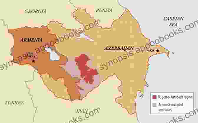 Map Of The Nagorno Karabakh Region, Illustrating The Disputed Territory And Surrounding Areas. Tovuz To Karabakh : A Comprehensive Analysis Of War In South Caucasus