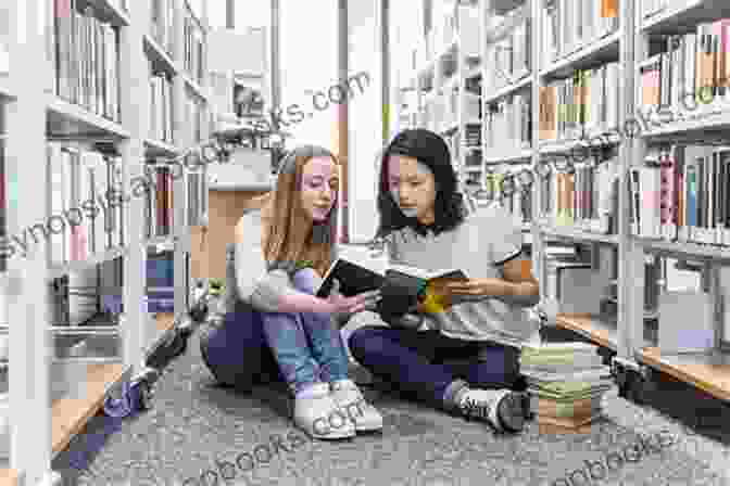 Students Sitting In A Classroom, Studying A Book Everyman And Other Old Religious Plays In Plain And Simple English