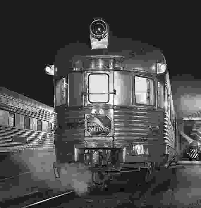 Vintage Photograph Of The Seaboard Railway's 'Silver Meteor' Passenger Train Speeding Through The Countryside SEABOARD RAILWAY TIMETABLE: MAIN LINE PASSENGER SERVICE