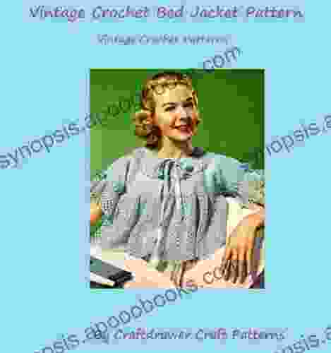 Crochet Bed Jacket Pattern A Vintage Bed Jacket Crochet Pattern is Size 14 16