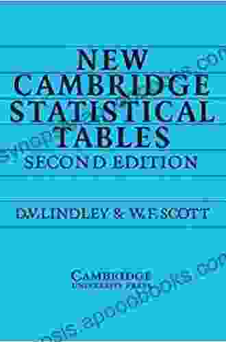 New Cambridge Statistical Tables D V Lindley