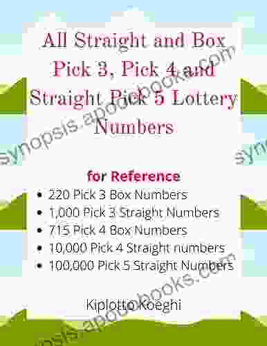 All Straight And Box Pick 3 Pick 4 And Straight Pick 5 Lottery Numbers: For Reference