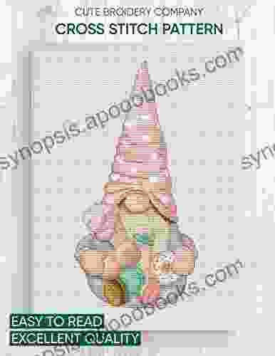 Cross Stitch Pattern: Valentine S Day Gnome: Counted Cross Stitch